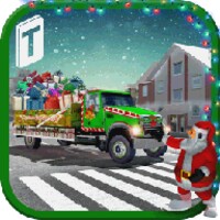 Santa Christmas Gift Delivery