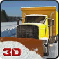 Winter Snow Plow Truck Driver