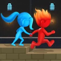 Water & Fire Stickman 3D